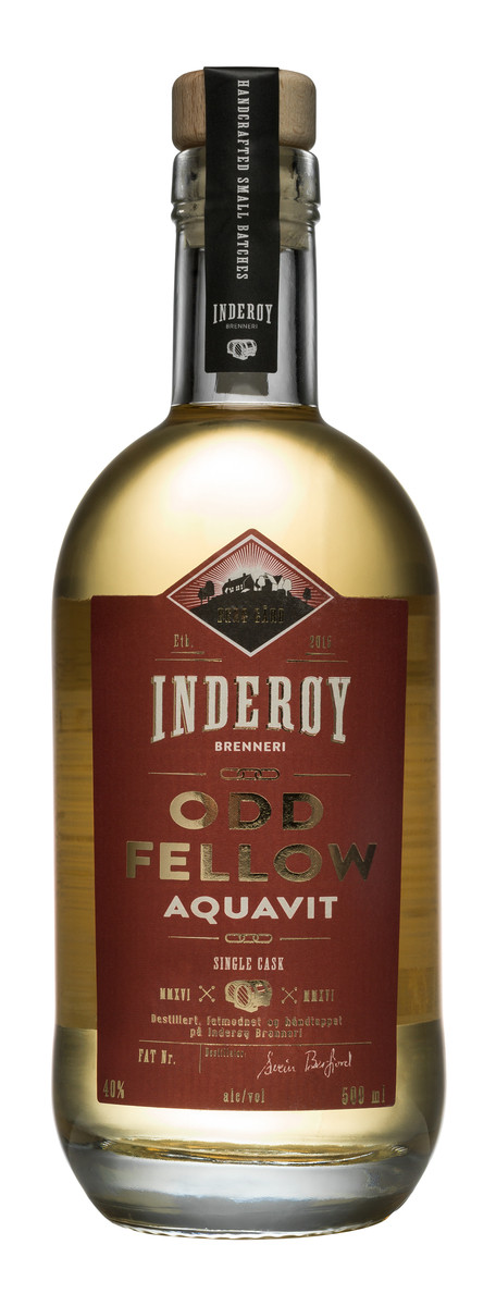 Inderøy Brenneri Odd Fellow Aquavit